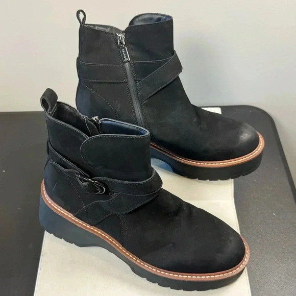 Blondo Giovanni Waterproof Women's Boots size 10 Black nubuck upper - Picture 4 of 13